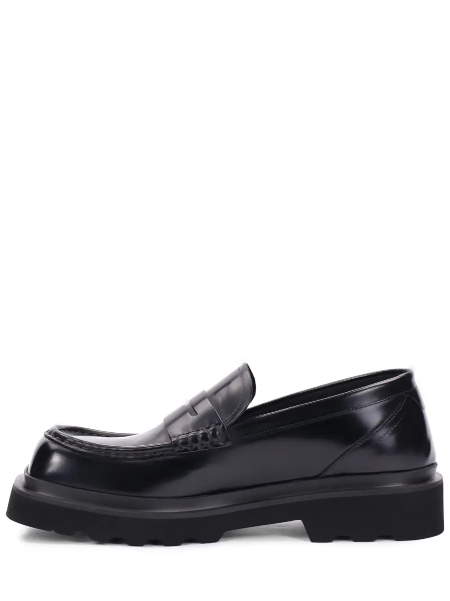 Лоферы кожаные