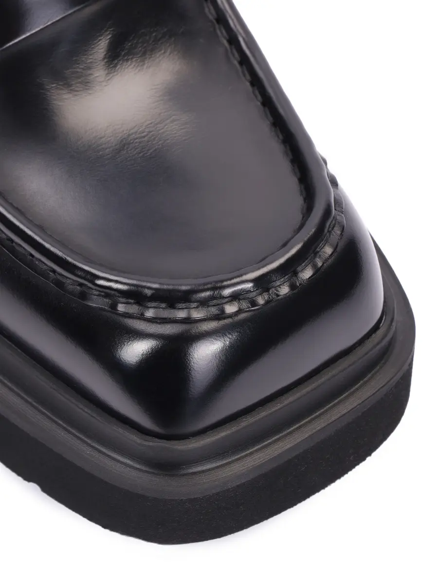 Лоферы кожаные