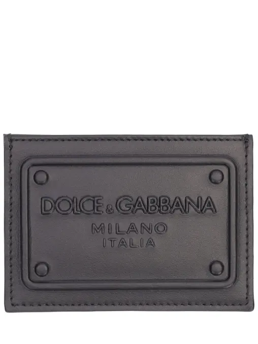 Кардхолдер кожаный DOLCE & GABBANA