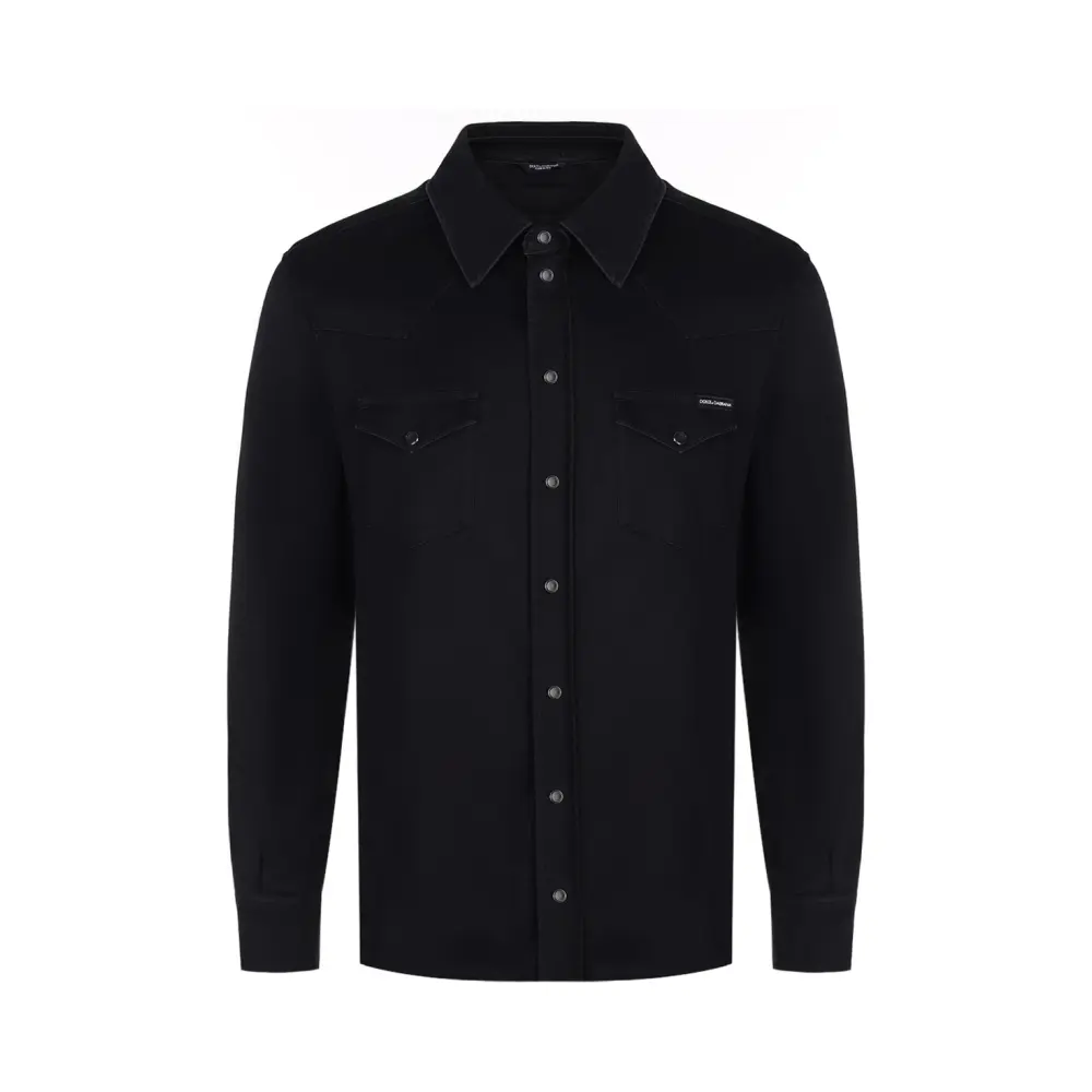 Рубашка Slim Fit джинсовая