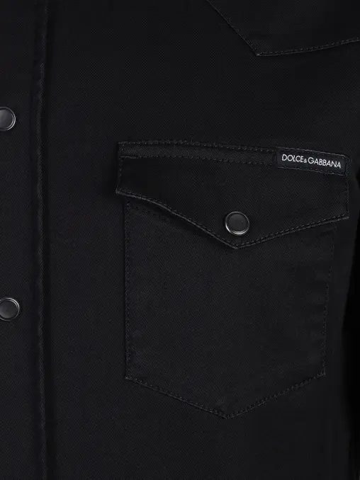 Рубашка Slim Fit джинсовая DOLCE & GABBANA
