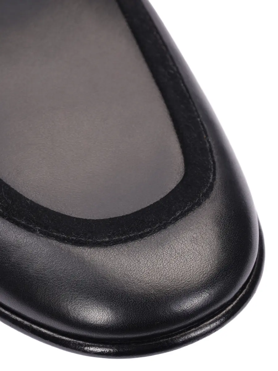 Лоферы кожаные