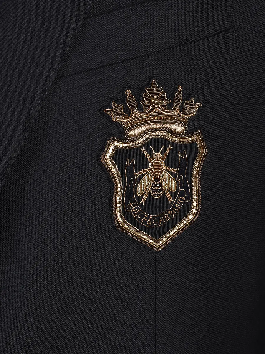 Пиджак из шерсти и шелка