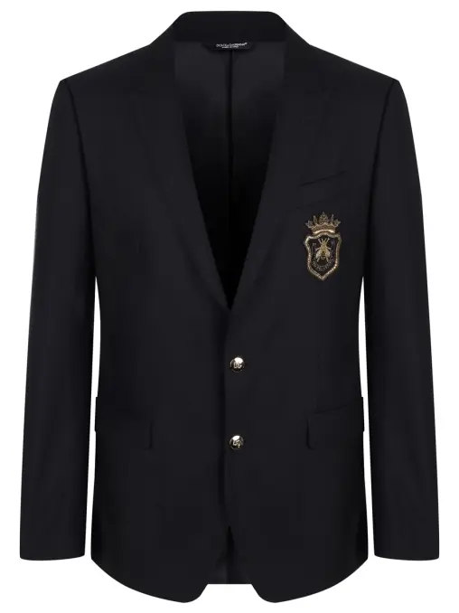 Пиджак из шерсти и шелка DOLCE & GABBANA