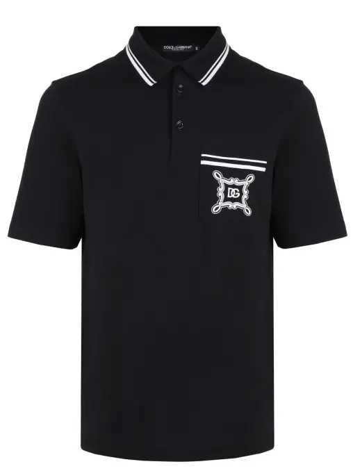 Поло хлопковое DOLCE & GABBANA