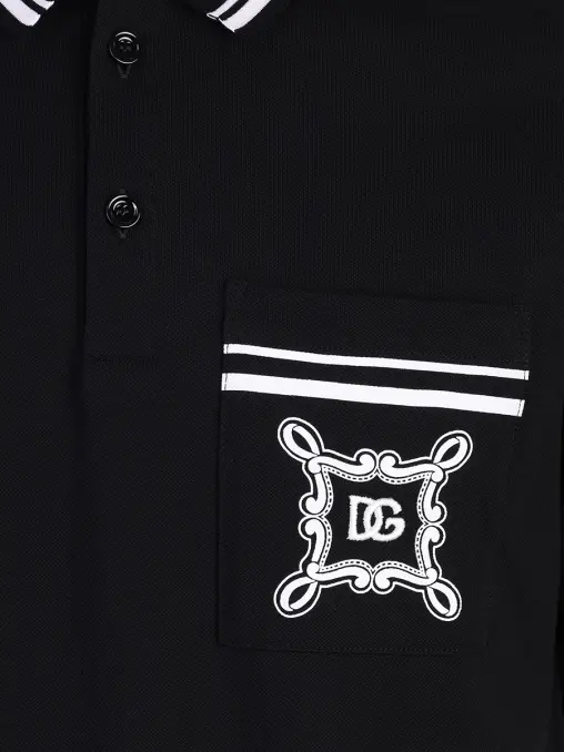Поло хлопковое DOLCE & GABBANA