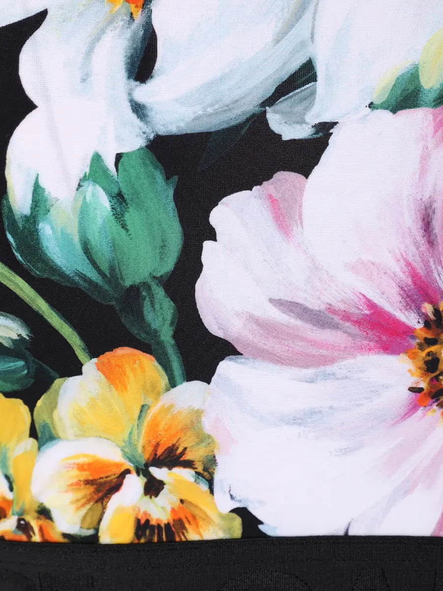 Кроп-топ с принтом