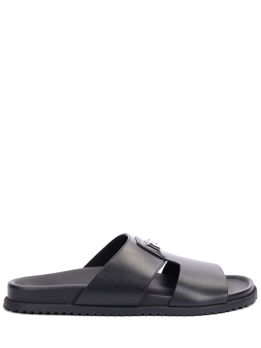 Шлепанцы кожаные