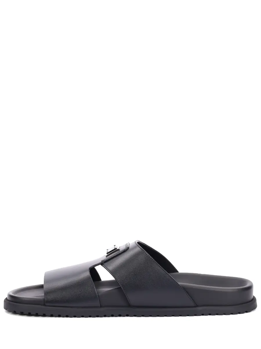 Шлепанцы кожаные