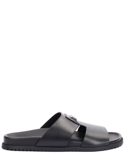 Шлепанцы кожаные DOLCE & GABBANA