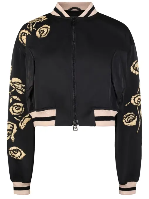 Бомбер с вышивкой ERMANNO SCERVINO