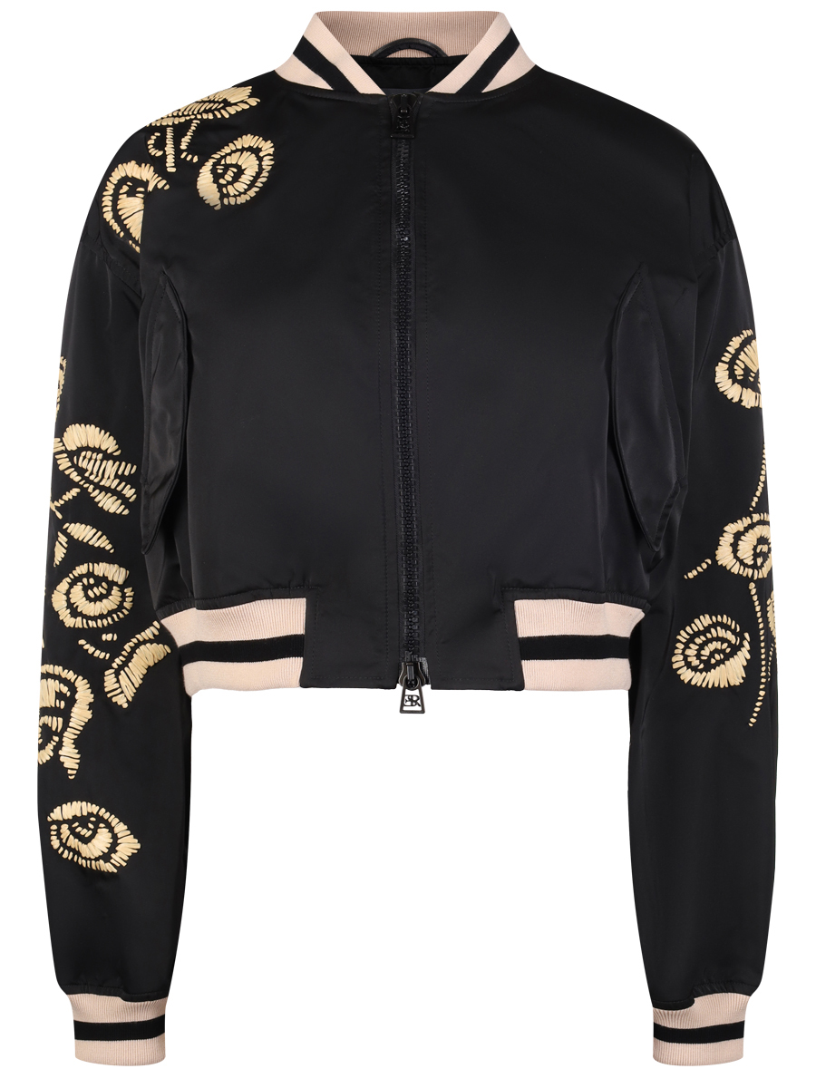 Бомбер с вышивкой