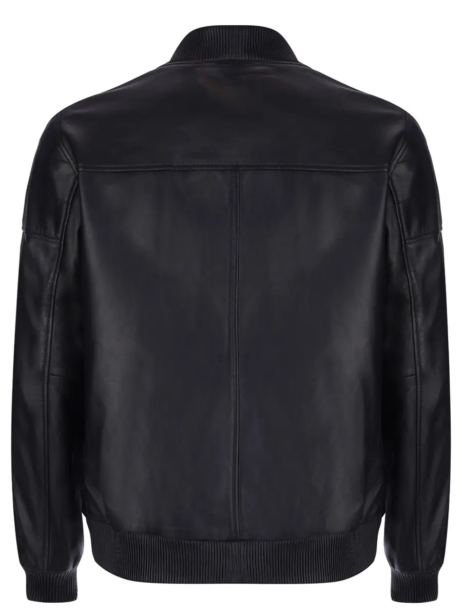 Бомбер кожаный