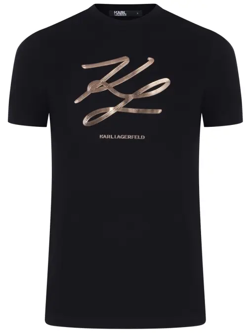 Футболка хлопковая KARL LAGERFELD