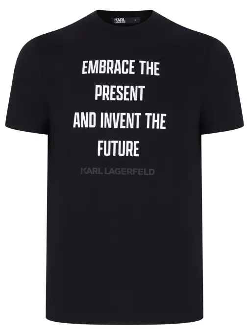 Футболка хлопковая KARL LAGERFELD
