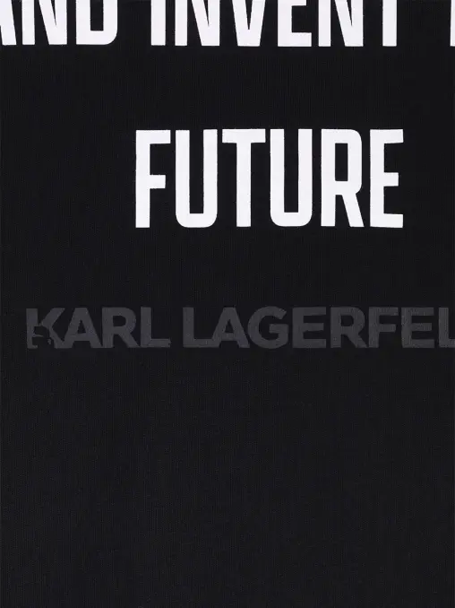 Футболка хлопковая KARL LAGERFELD