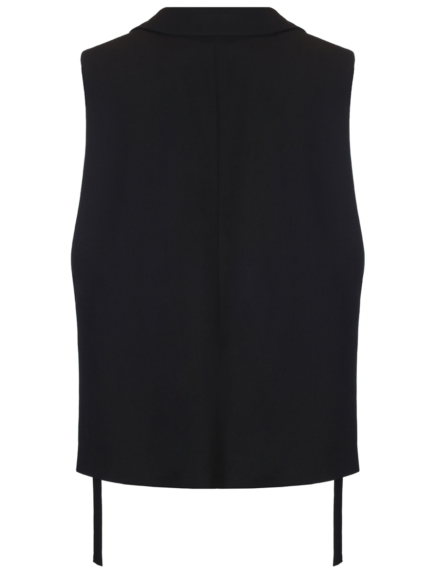 Жилет однотонный