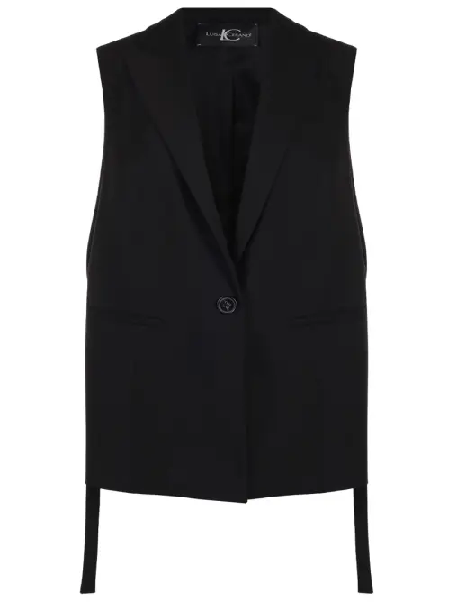 Жилет однотонный LUISA CERANO