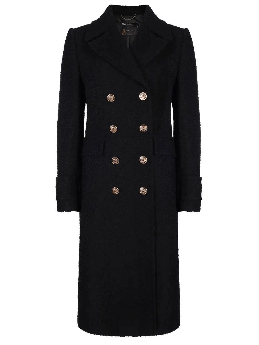 Пальто однотонное