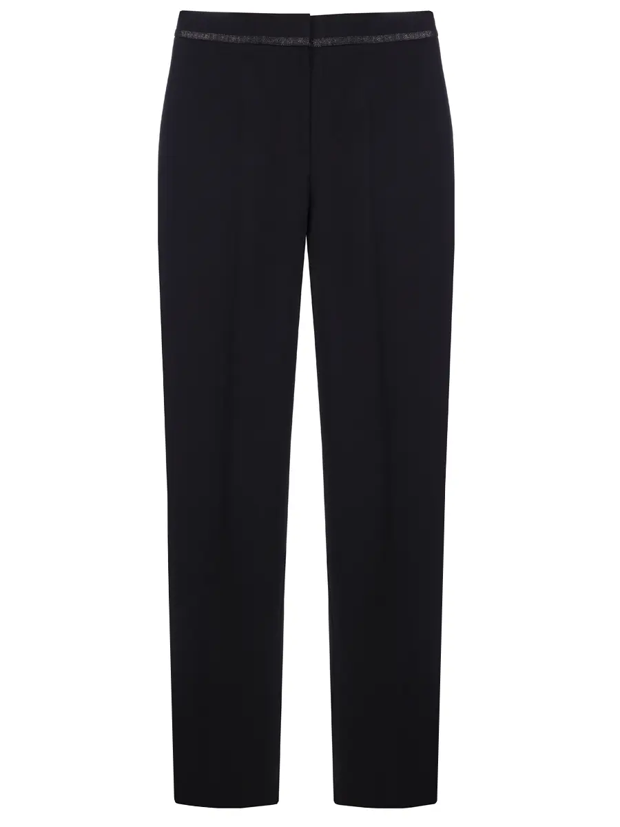 Брюки однотонные