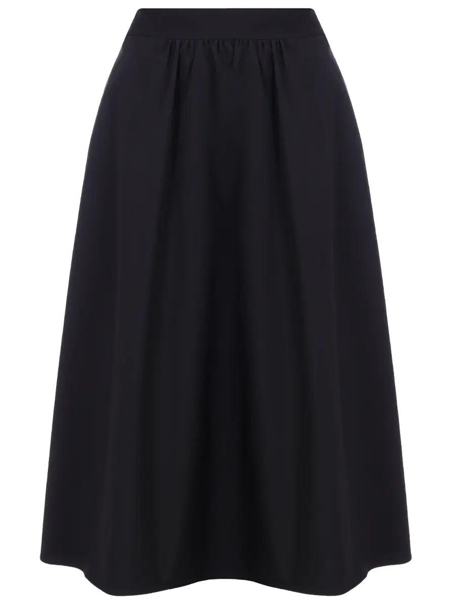 Юбка однотонная