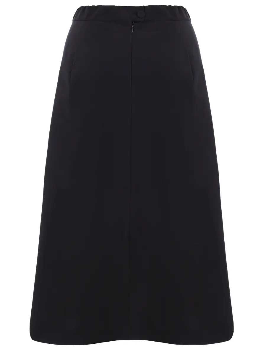 Юбка однотонная