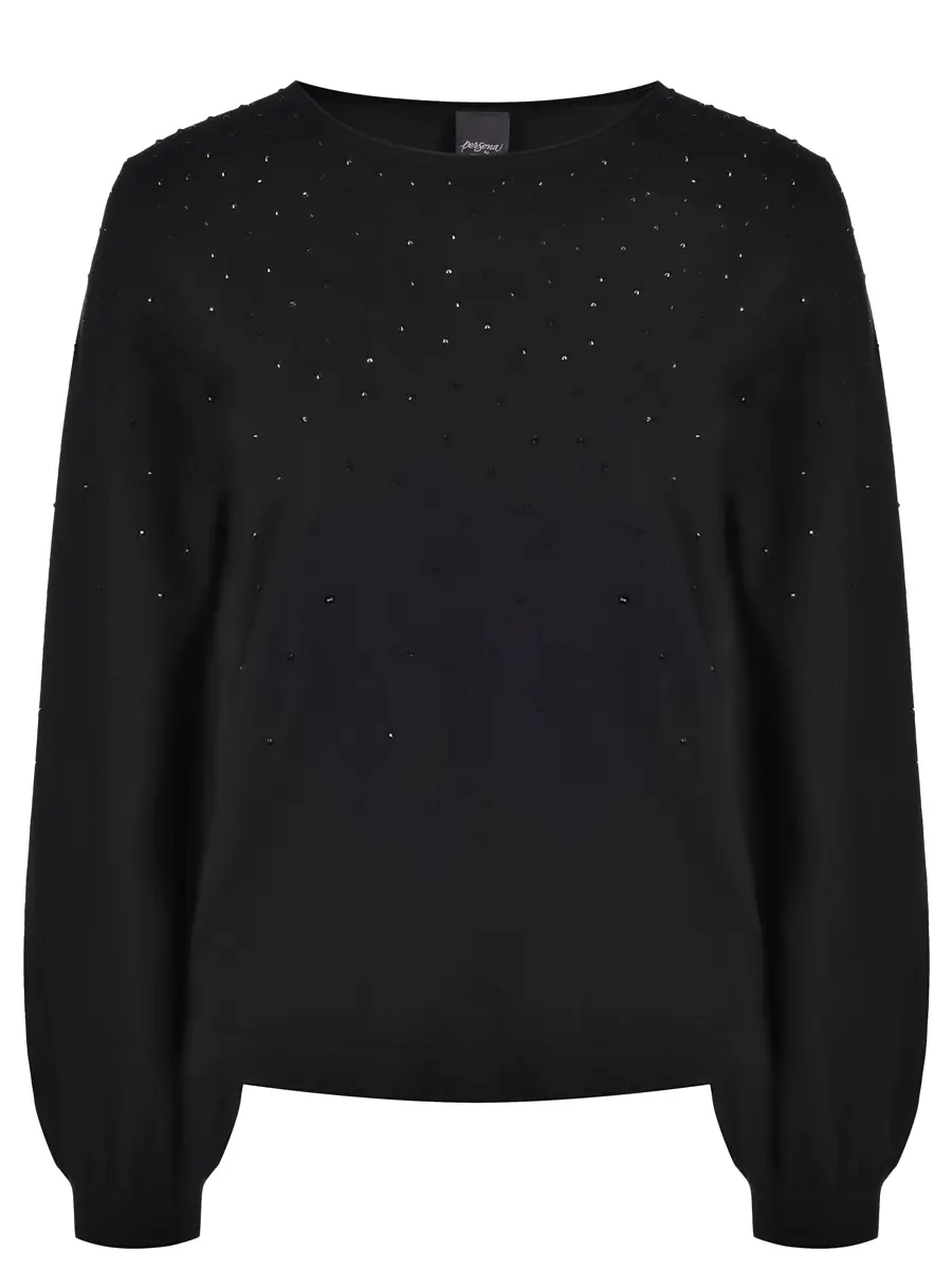 Джемпер со стразами