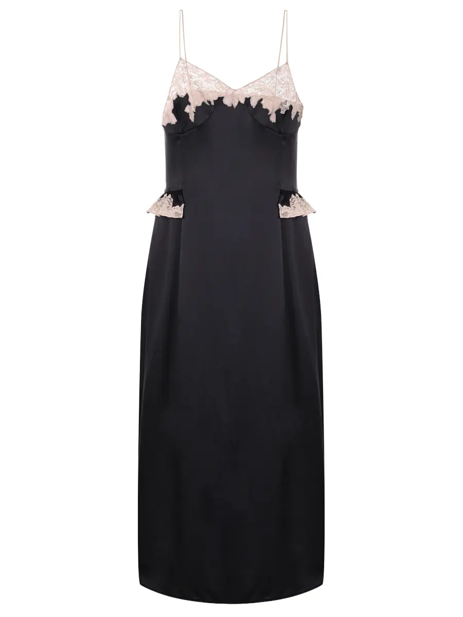 Платье шелковое