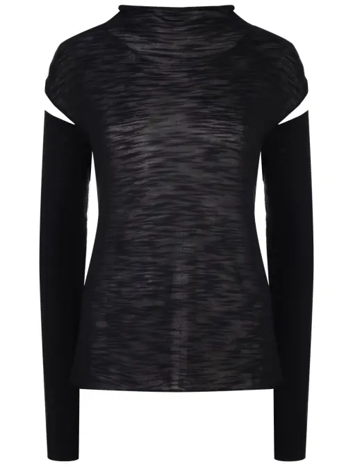 Джемпер шелковый SAINT LAURENT