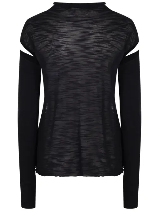 Джемпер шелковый SAINT LAURENT