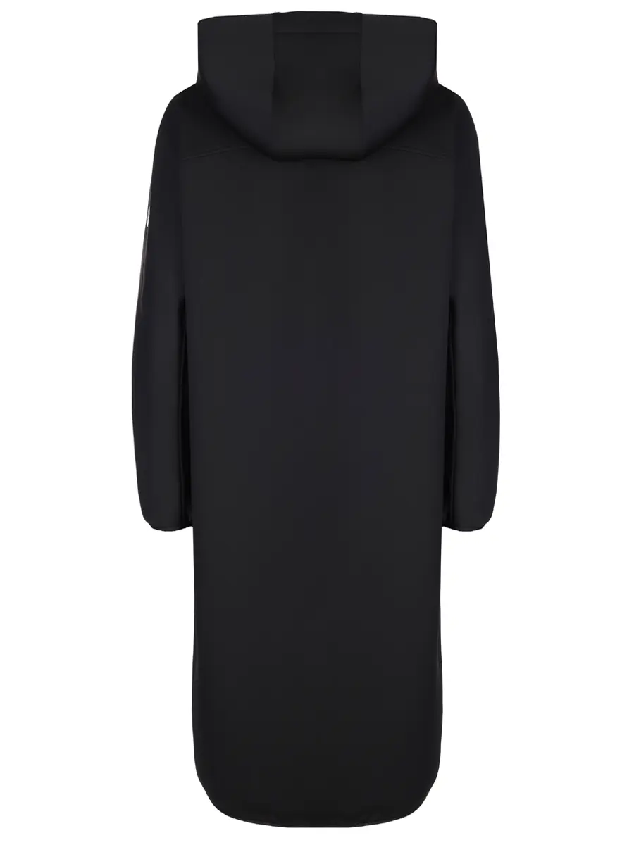 Пуховик однотонный