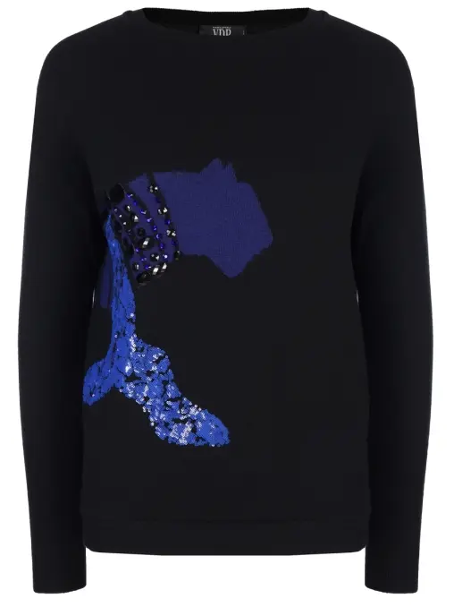 Джемпер из шерсти и кашемира VIA DELLE PERLE