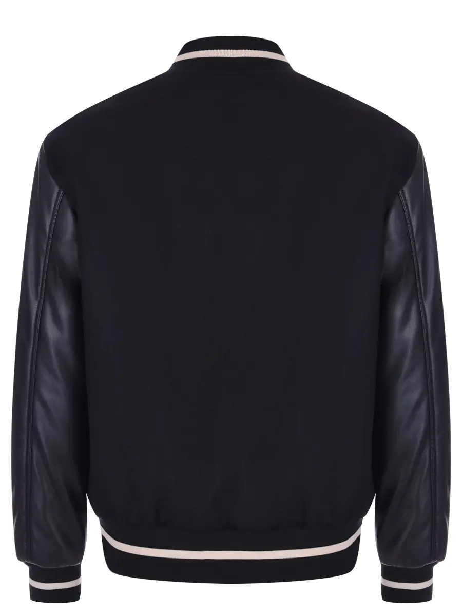 Бомбер комбинированный