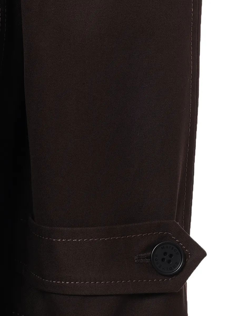 Плащ-трапеция хлопковый