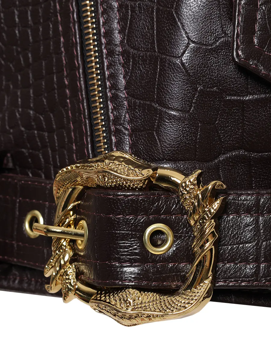 Куртка кожаная