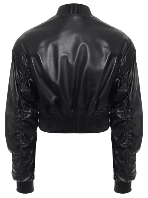 Бомбер кожаный MAISON BOHEMIQUE