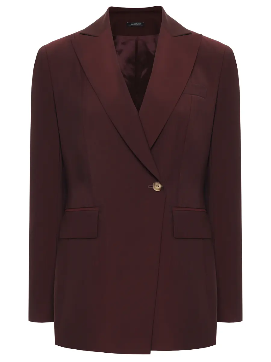 Пиджак однотонный