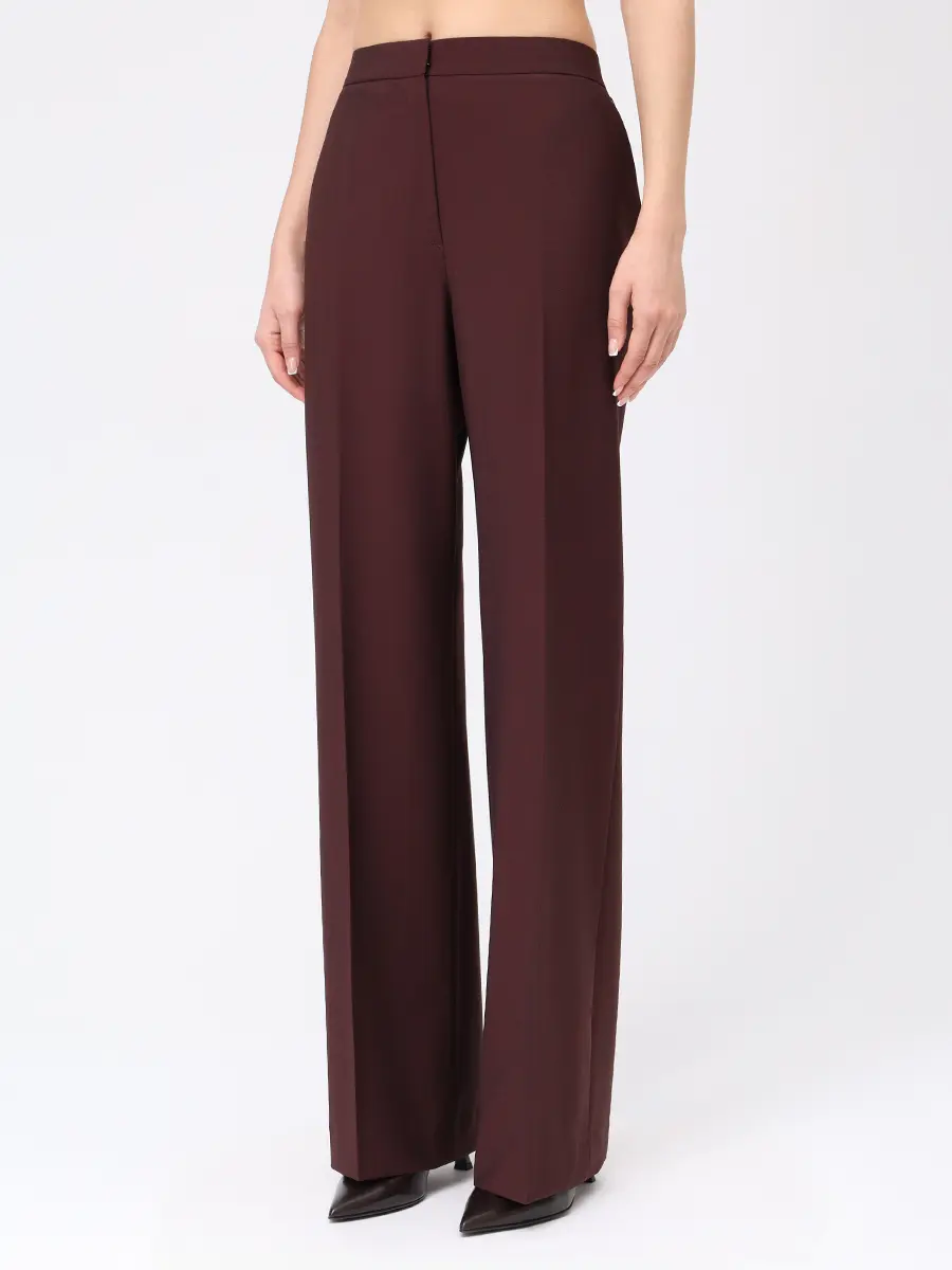 Брюки однотонные