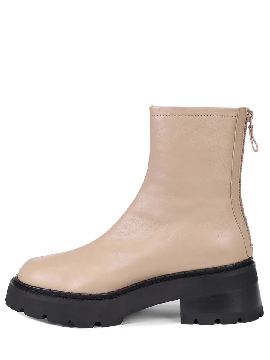 Ботинки кожаные