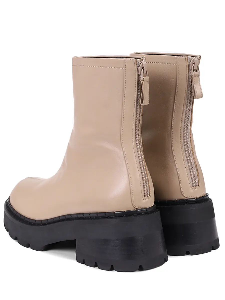 Ботинки кожаные