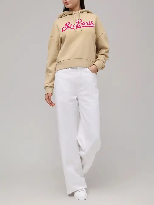 Худи хлопковое MC2 SAINT BARTH