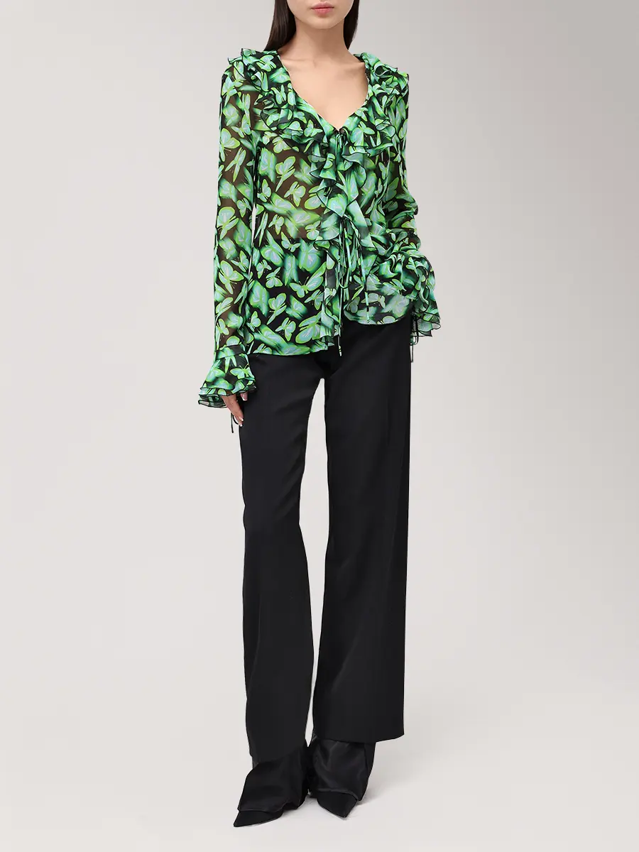 Брюки шерстяные