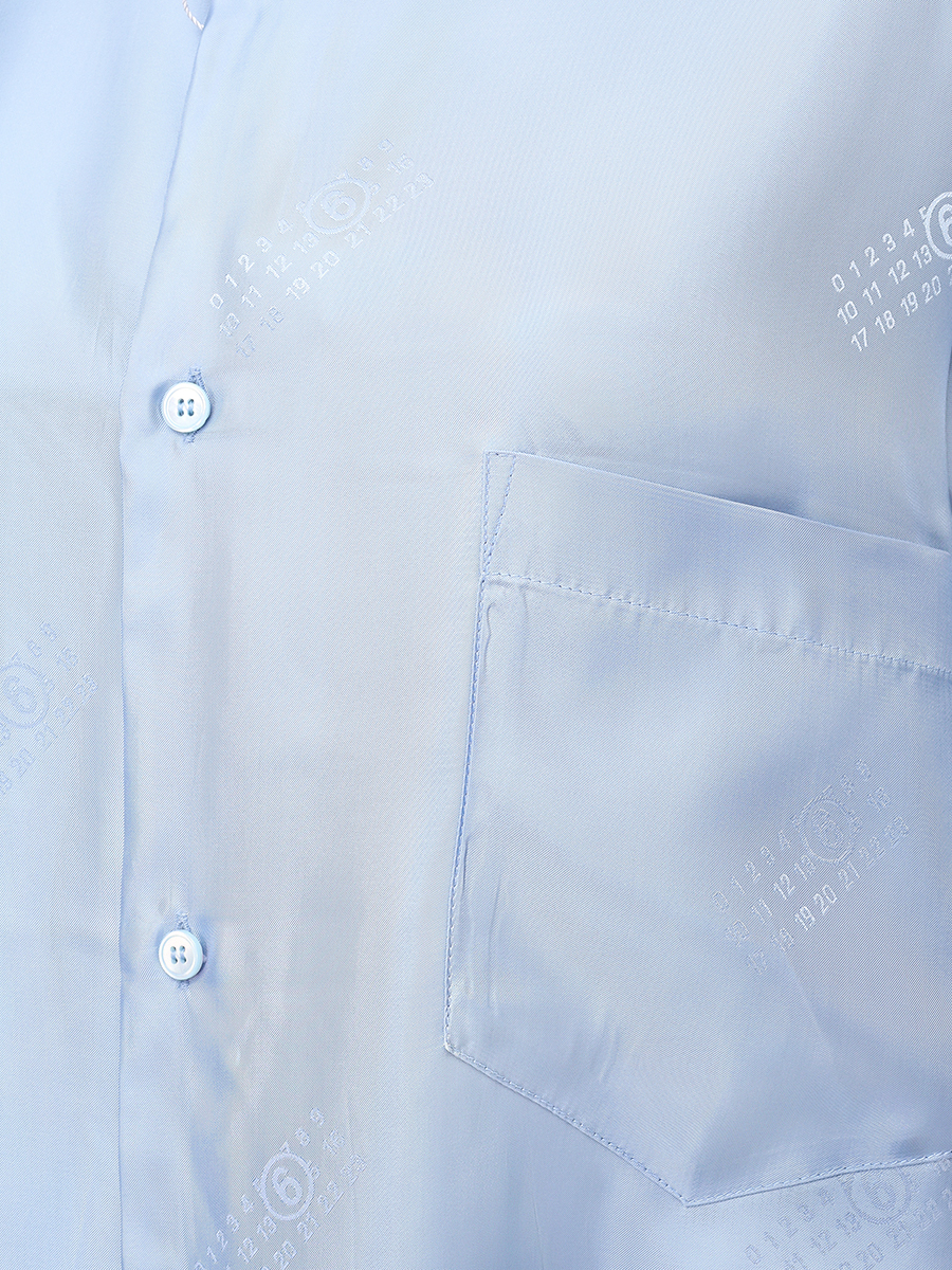 Платье-рубашка из вискозы