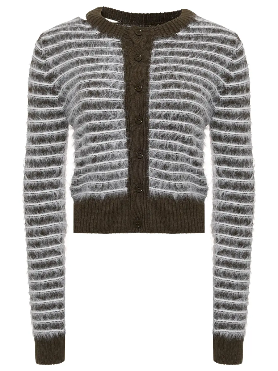 Кардиган в полоску