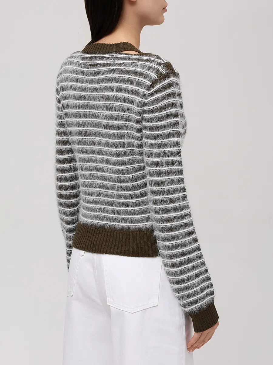 Кардиган в полоску