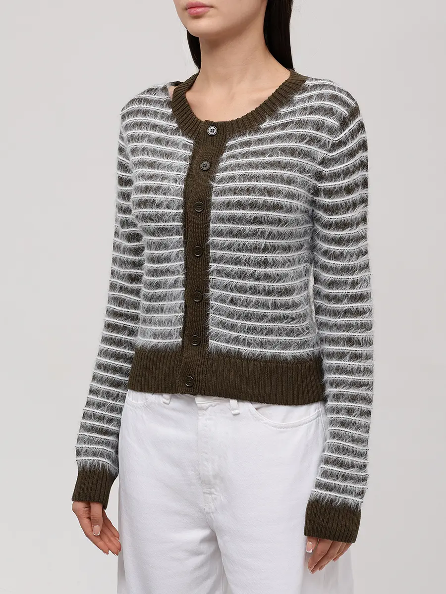 Кардиган в полоску