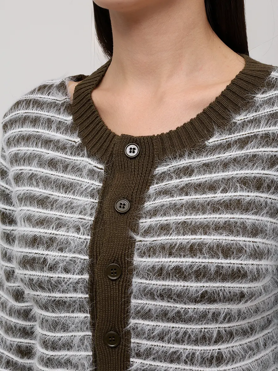 Кардиган в полоску