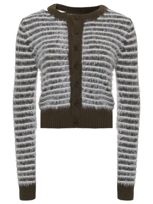 Кардиган в полоску MM6
