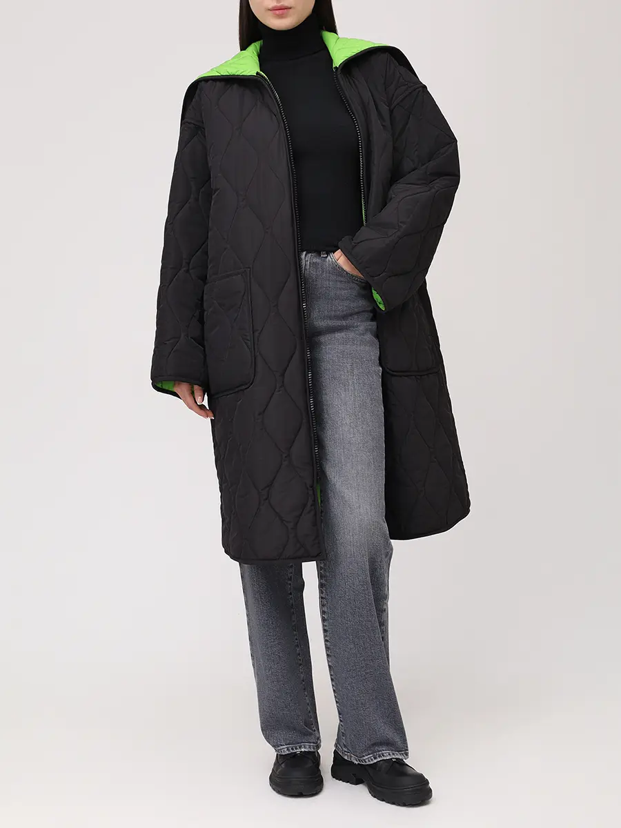 Пальто стеганое