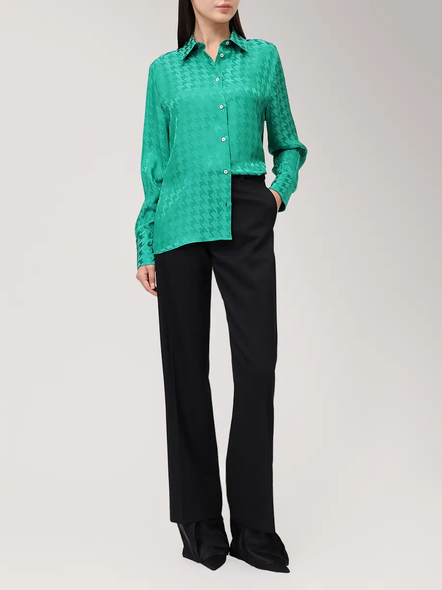 Блуза с принтом